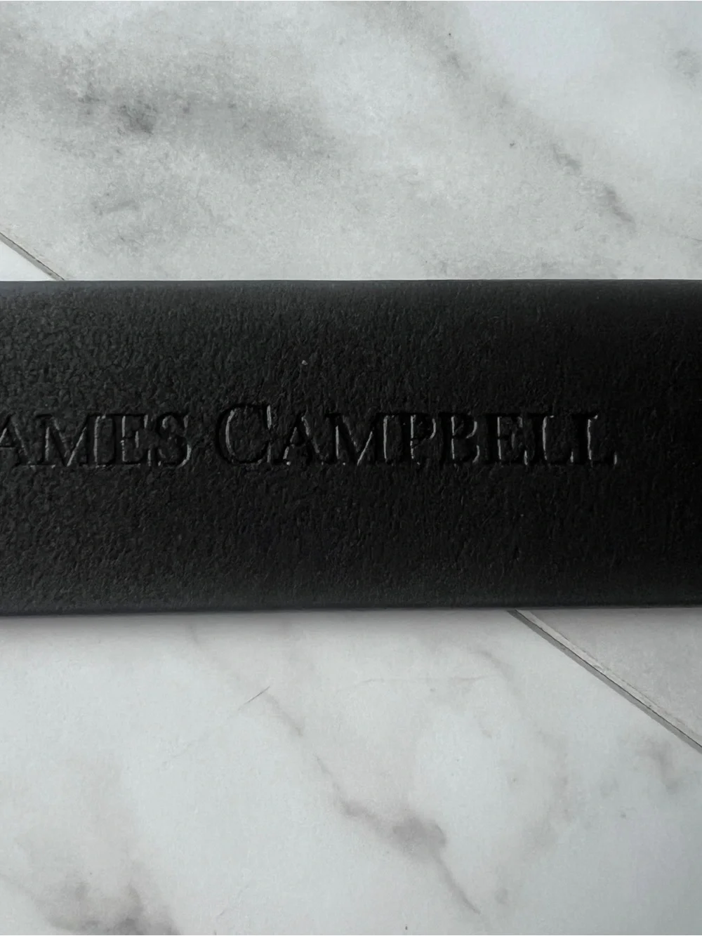 James Campbell Men's  Brown Leather Belt Size 36